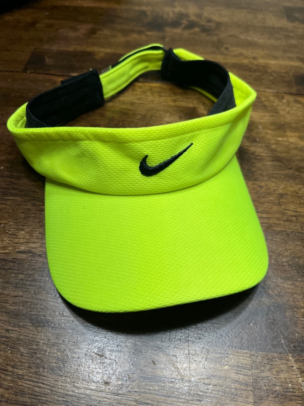 Nike High-Visibility Neon Green Visor - Nike adjustable